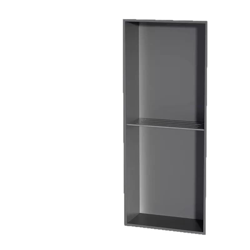 Drain model, bathroom, stainless steel metal cabinet, shower room with built-in rack, waterproof and moisture-proof.