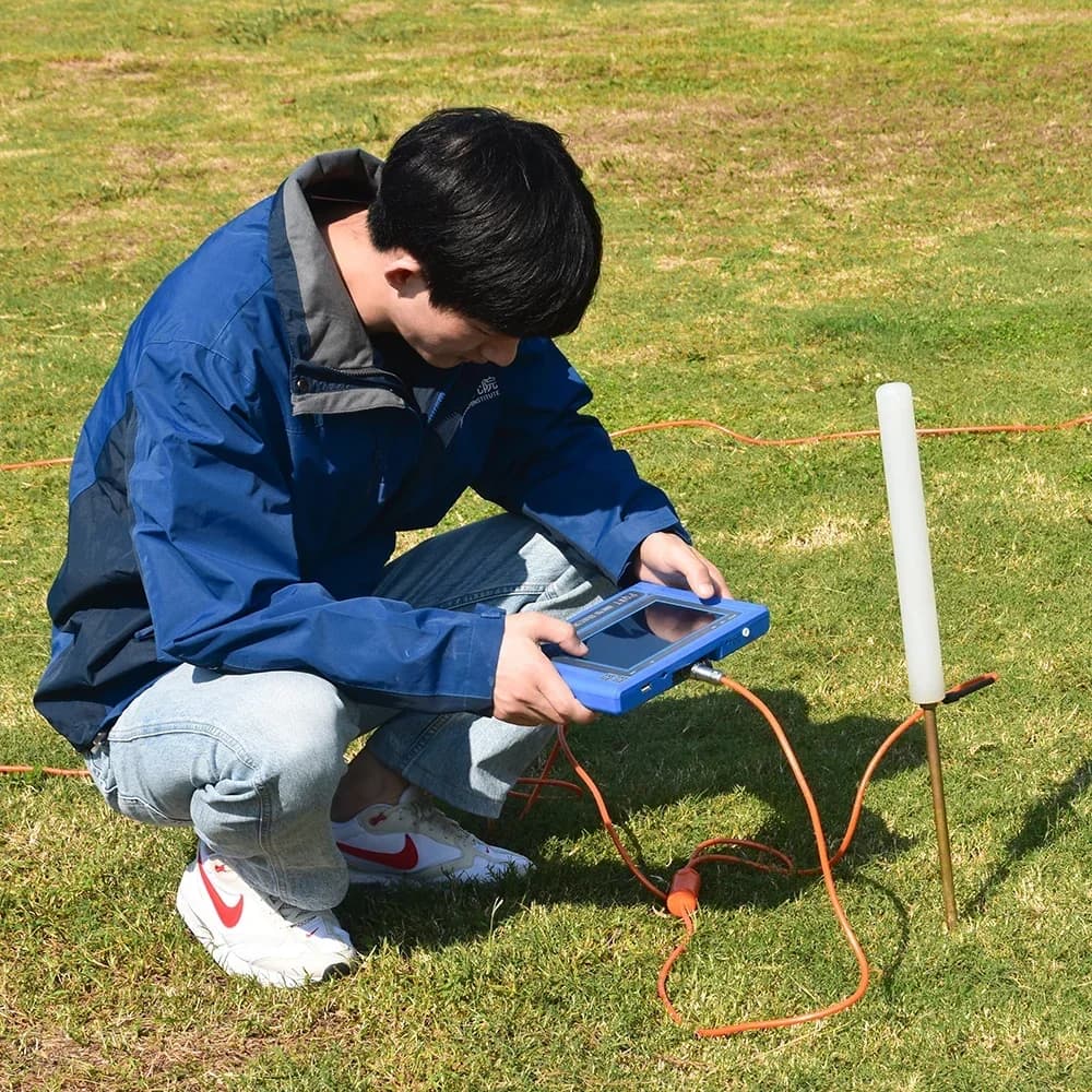 PQWT TC150 Electrical Resistance Imaging Water Detection Machine 150m Water Detector Underground Finder