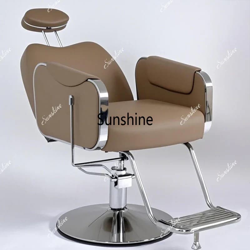 Exquisite Glamour Barber Chairs Trendy Luxury European Storage Salon Chairs Beauty Simple Silla Para Lashista Salon Furniture