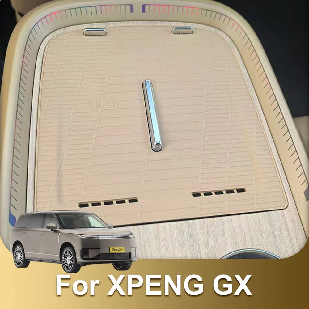 Fit For Xpeng GX Central Control Wireless Charging Silicone Pad Automotive Modification Supplies Anti Slip And Dustproof