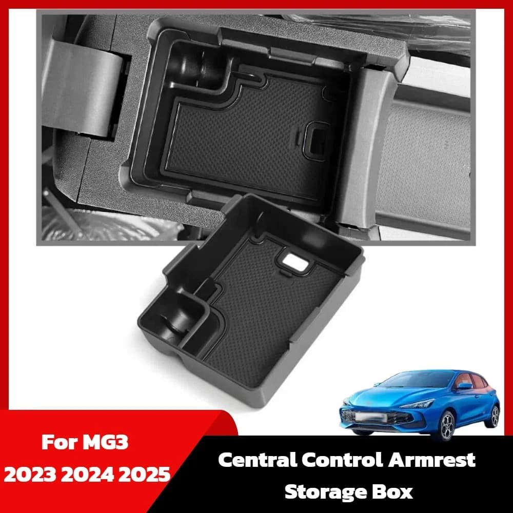 For MG3 MG 3 2023 2024 2025 Car Armrest Storage Box Center Console Storage Pad Stowing Tidying Automobiles Interior Accessories