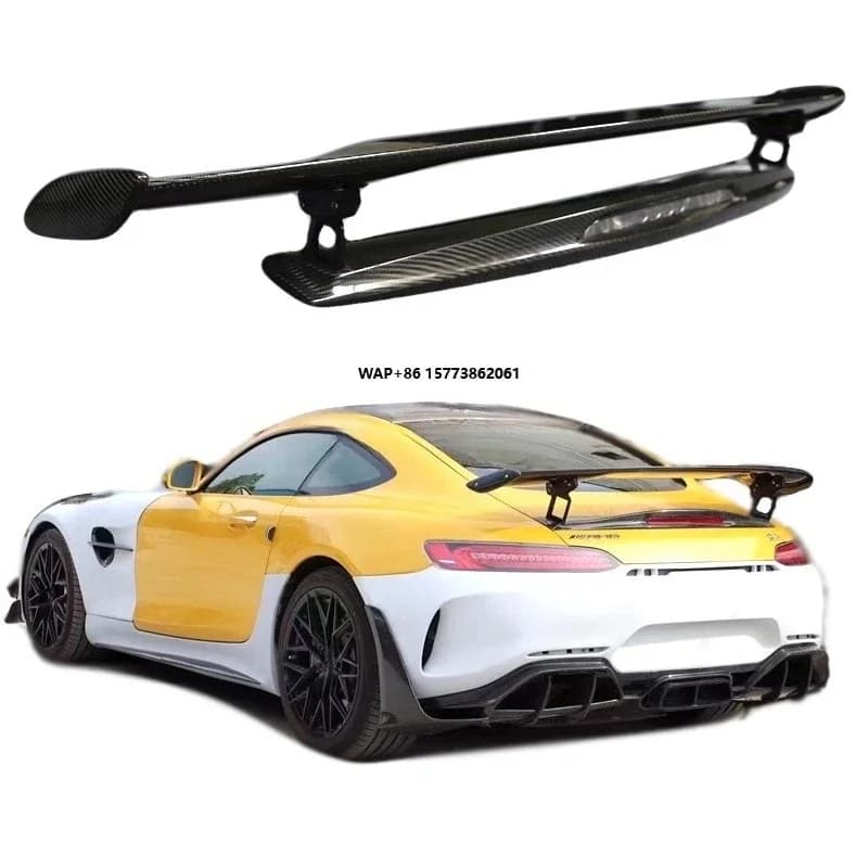 Car Exterior Accessories  GTR Pro Style Spoiler Dry Carbon Fiber Rear GT Spoiler Wing for   GT GTS Body Kit