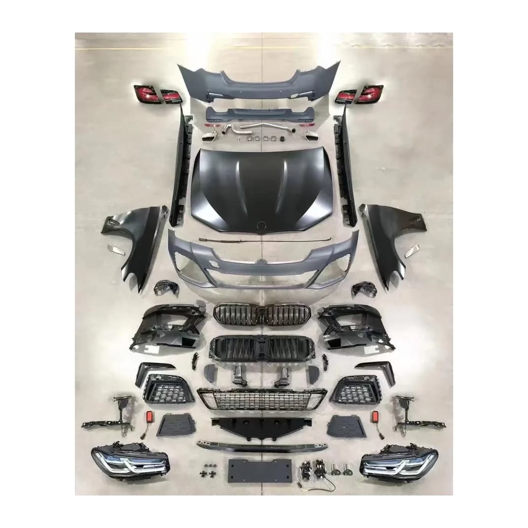 STLF Hot Selling Body Kit for 5 Series F10 2012-2020 to MT Style with Front Rear Bumper,grille,hood,lamps,fender,side Skirts