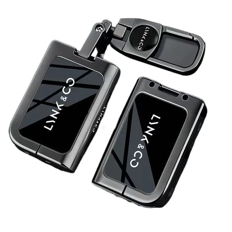 Premium Zinc Alloy Key Cover Case for Lynk & Co 09 / 03 / 01 / 02 / 05 / 06 / 07 EMP (2024) - Protective Key Fob Shell Keybag
