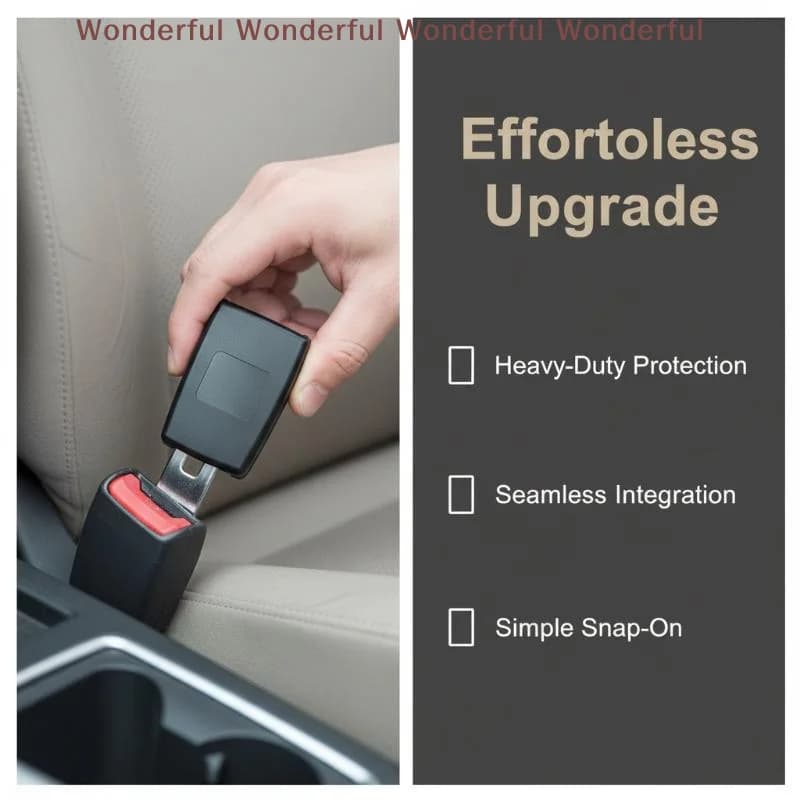 1PCS Car Seat  Buckle Socket Shell For Bora Sagitta Magotan Octavia Effortless Mounting Secure Journey