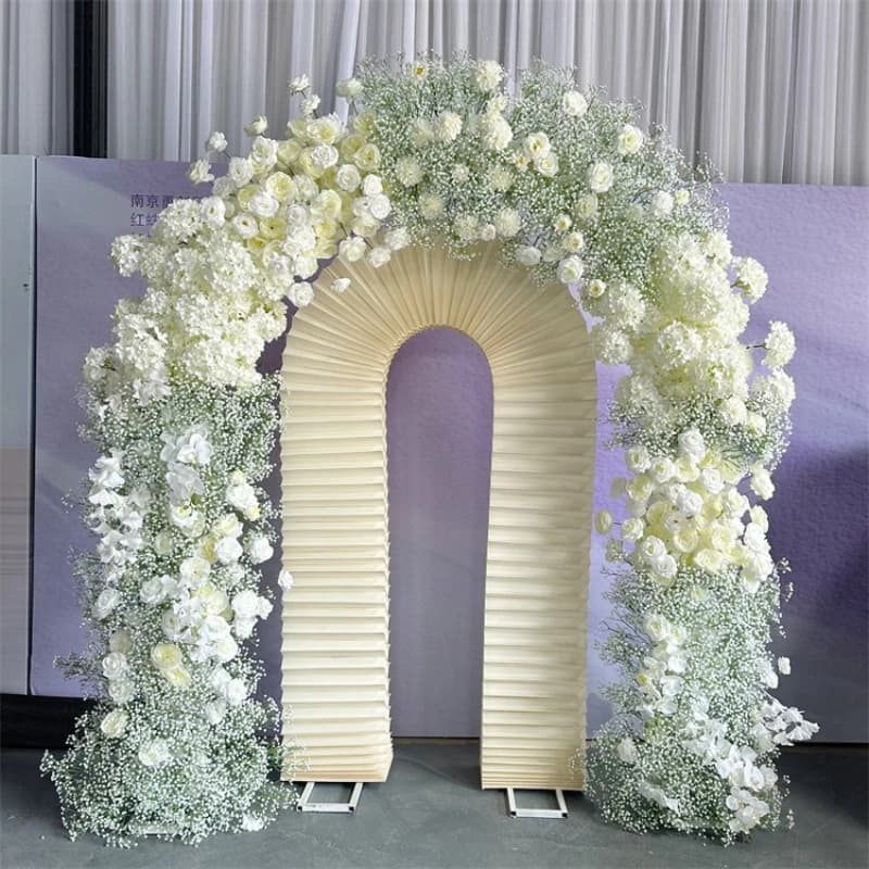 Wedding background wall decoration artificial flower proposal birthday party arrangement flower row artificial flower arch
