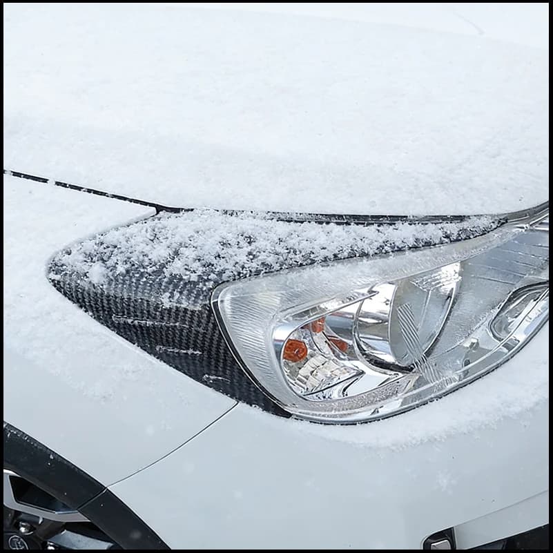 Car styling For Subaru XV 2012-2016 Headlight Eyelid Head Lamp Decorate Cover Sticker Trim Strips Auto Parts Accessories
