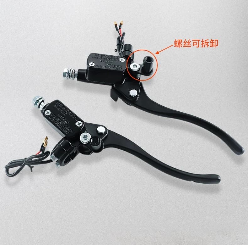 Accessories FactoryMotorcycle Spare Parts, Electric Vehicle Hydraulic Brake Caliper with Mirror Holder