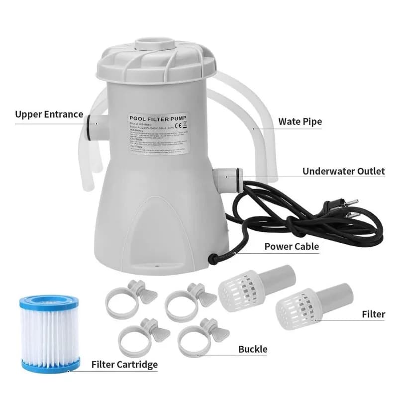 Pool filter pump for surface swimming pool simple frame