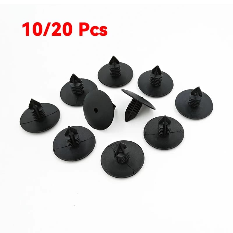 10mm Car Hole Plastic Rivets Wheel Arch Lining Splash Guard Trim Clips for Renault Clio MK2 Scenic Megane for Toyota VW