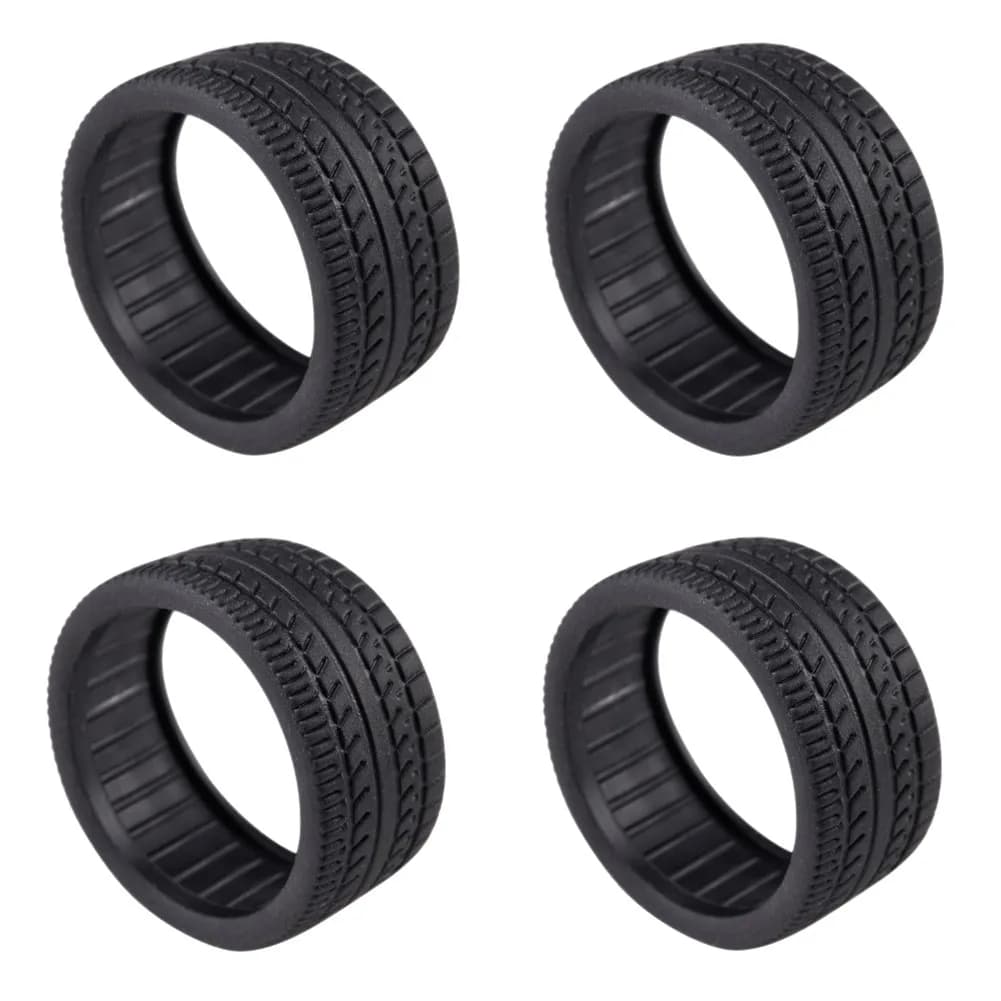 For CyberBrick 4PCS Ø33.7x13.85mm Rubber Tires 3D Printed Model5440