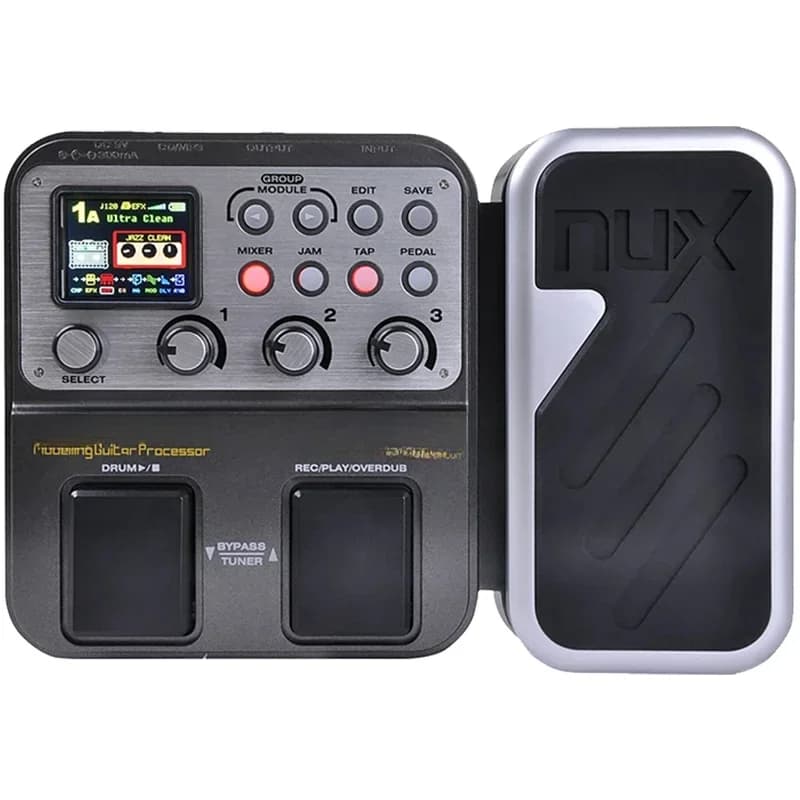 Hot Sales NUX MG-100 Modeling Guitar Effects Processor 24 Classic Amps, Distortion Pedals And Acoustic Models