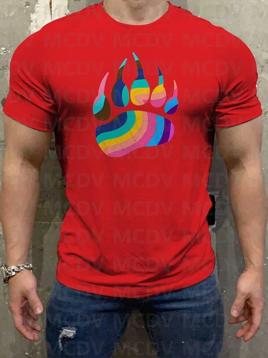 Men's I Like Big Books And I Cannot Lie Alcoholics Anonymous Art Pattern Print Casual T-Shirt