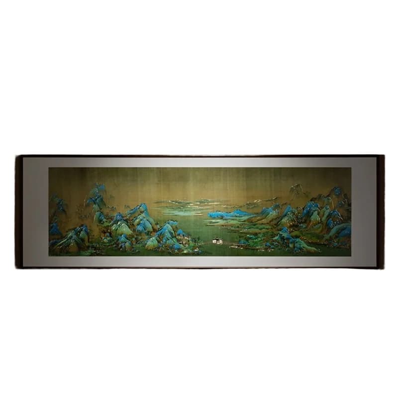 Hand-carved bronze carving painting  living room and dining room decoration hanging painting