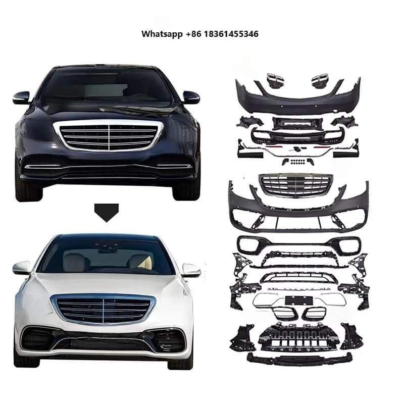 FOR Body Kit With Headlight Bumper Fit W222 2014-2020