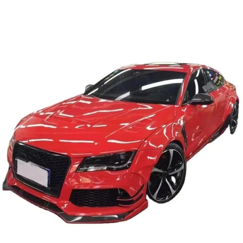 Body kit for  A7 in RS7 facelif front bumper wide/flare fenders front lip rear diffuser side skirts engine hood wing spoiler