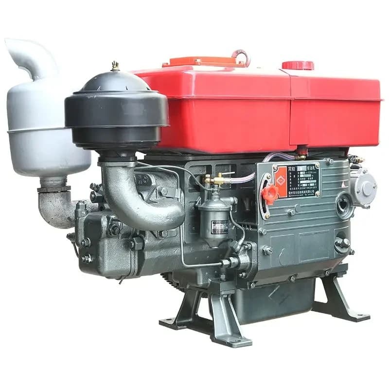 Electric Tractor Water Cooled Engines, Agricultural Machinery Equipment, Hand-Painted