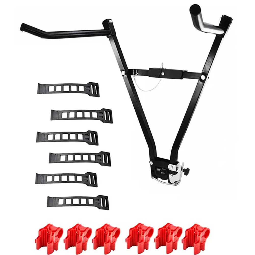 Bike Trunk Mounted Carrier Rack for Hatchbacks Minivans Suvs Steel Bike Rack Folds for Easy Storage Fit for Cars
