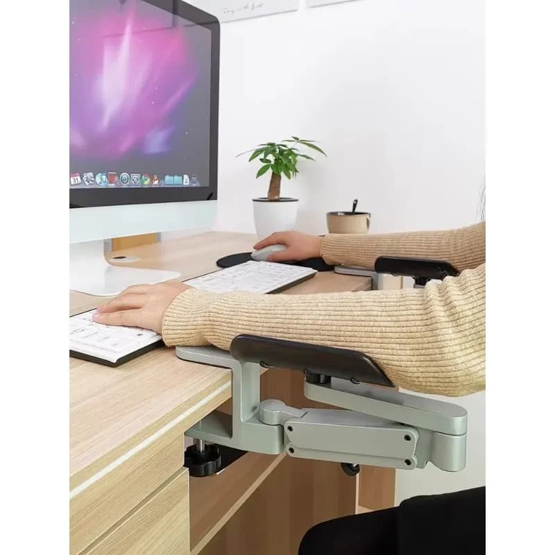 Aluminum alloy computer hand bracket, wrist bracket, keyboard, mouse pad, wrist guard without punching