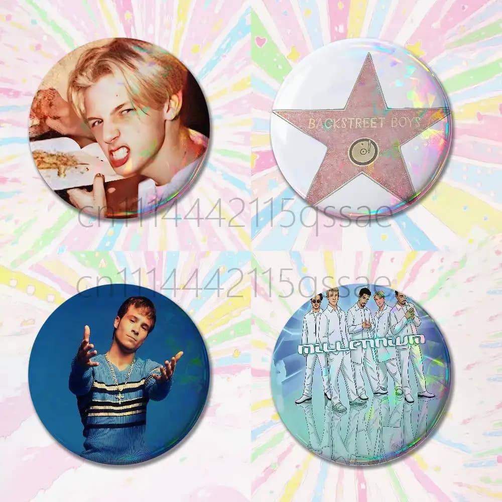 I Want It That Way BSB 32/44/58mm Handmade Pins Round Brooch Badge Backpacks Clothes Jewelry Gifts