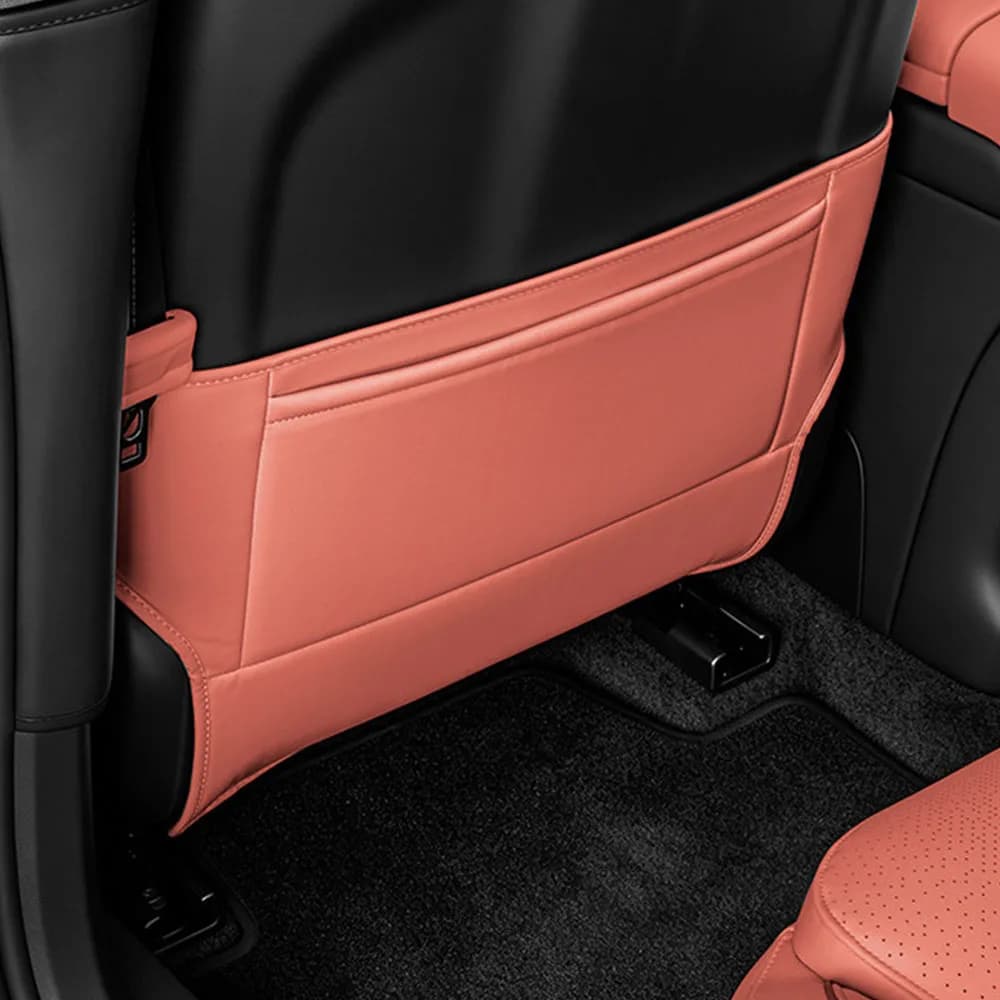 Seat Back Protection Pad Fit For 2026 2027 VOYAH Passion S Original Color Leather Anti Kick Pad Automotive Modification Supplies