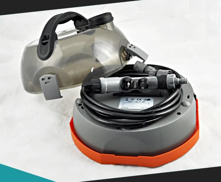 Portable Mini Pressure Washer with 5L Tank 2200mAh Battery 75 PSI High Pressure Cleaner for Car Bike Garden Pet & Outdoor Use
