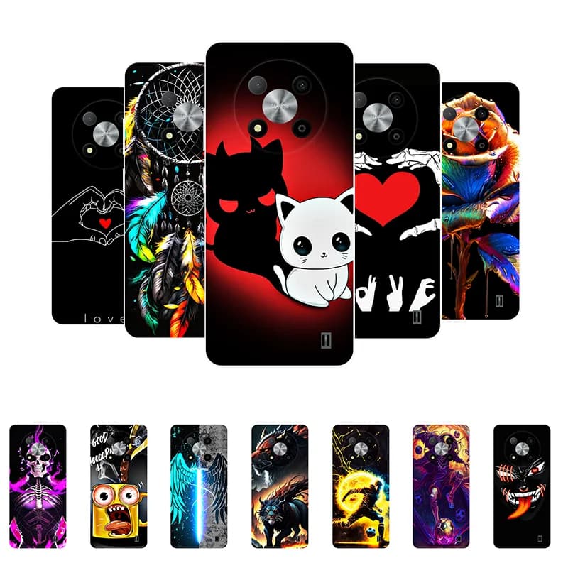 For ZTE Blade A73 5G Case A 73 Funny Cute Silicone Soft Back Cases for ZTE Blade A73 5G Cover BladeA73 5G Shockproof Bumper