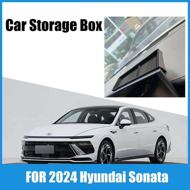 Suitable for 2024 Hyundai Sonata Sonata central control screen rear storage box storage box car supplies