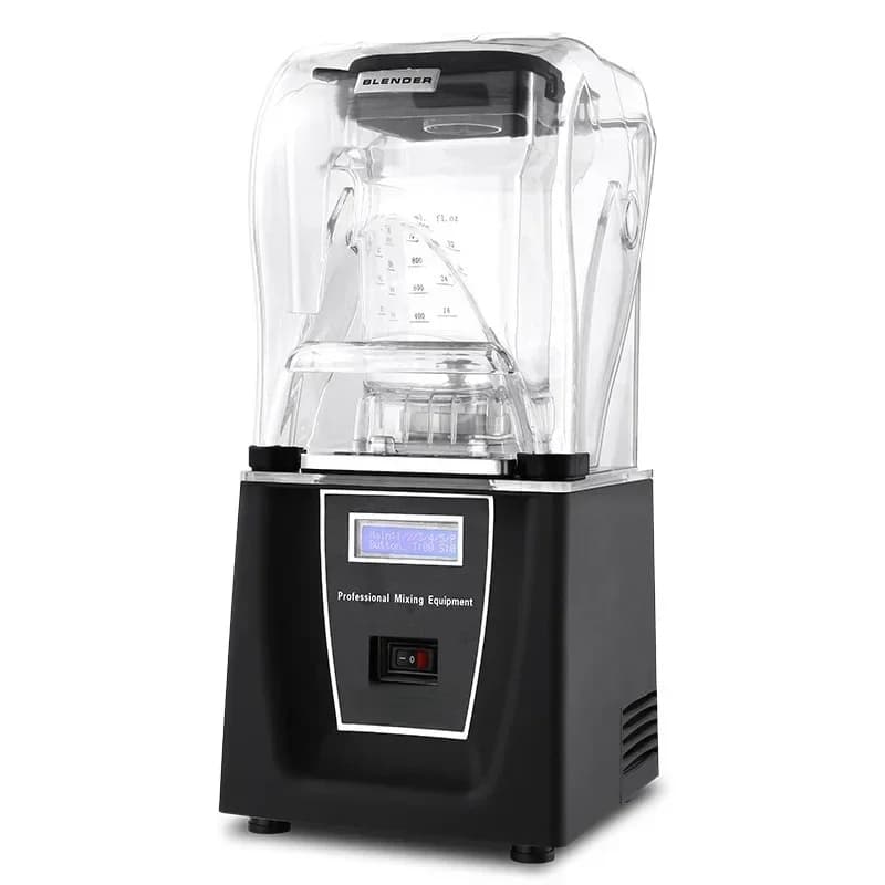 Commercial High Performance Blender Sound Insulation 1800W Food Mixer Heavy Duty Blender BPA Free Mute Smoothie Maker