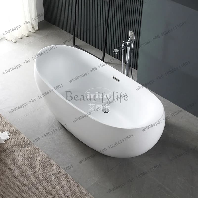 Installation-free bathtub Household small apartment Adult independent mini acrylic bathtub