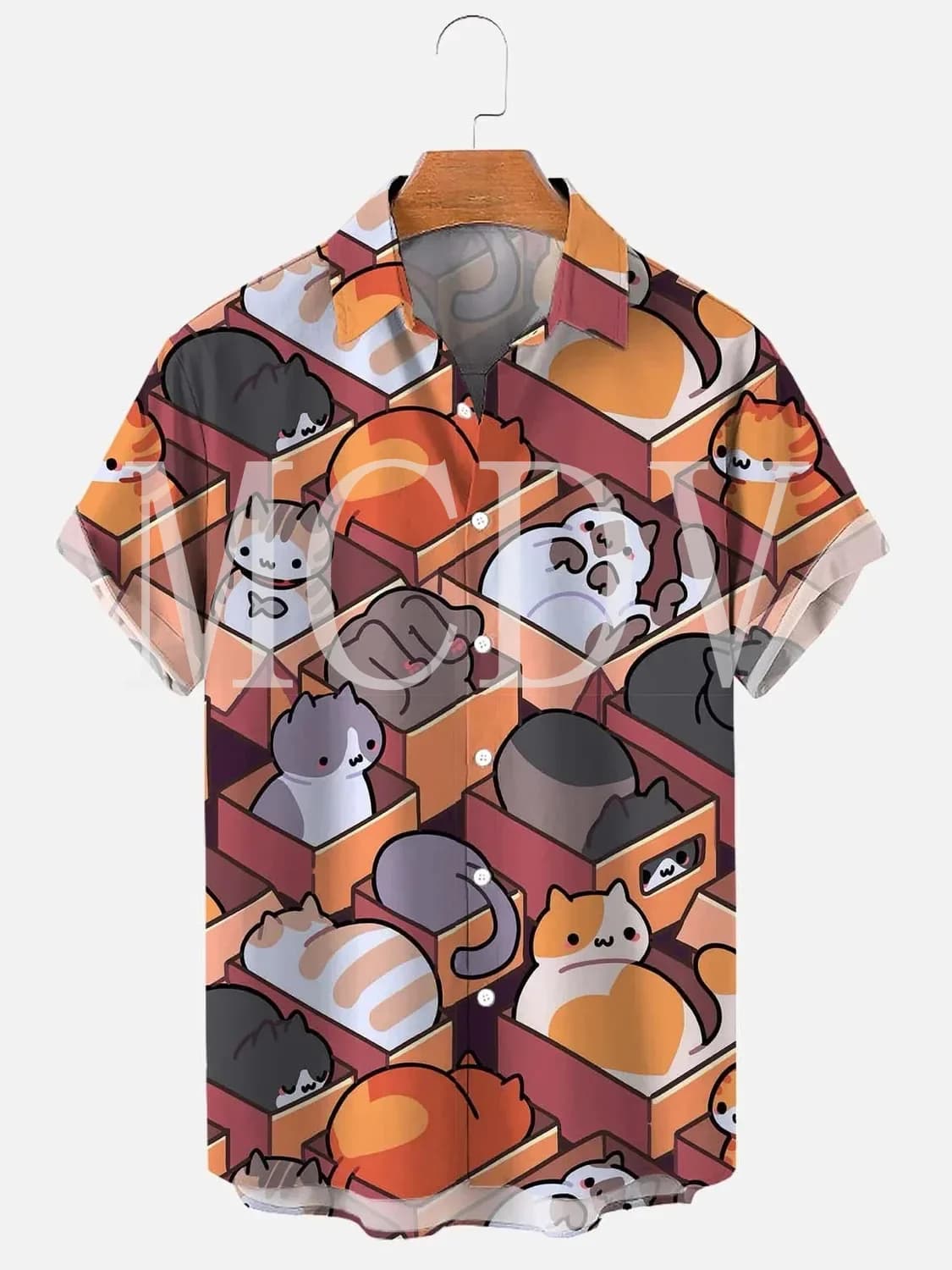 Black Cat Starry Night Print Casual Breathable Short Sleeve Hawaiian Shirt Women's For Men's Summer Tops