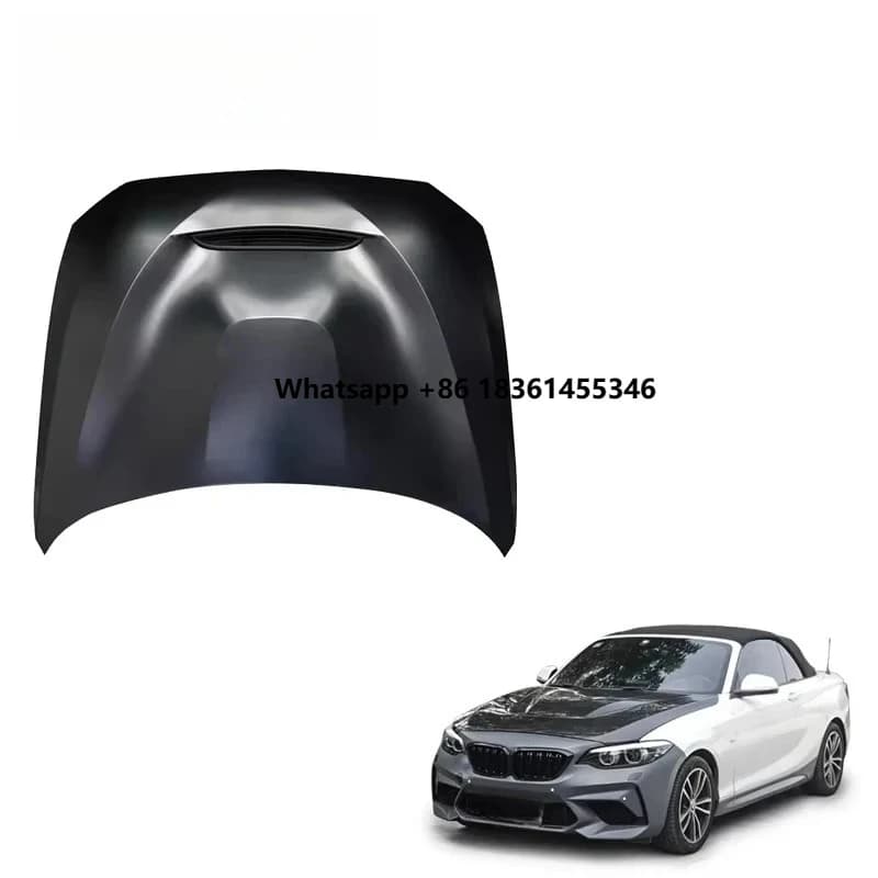 For 2 Series F22 GTS Style Engine Bonnet Hood Vehicle Exterior Front Bonnet Aluminum Material Engine Cover