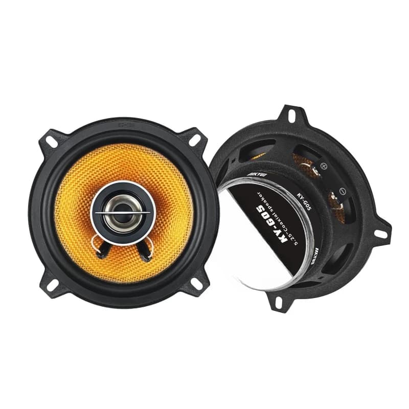 Car audio lossless modified 5-inch coaxial speaker high-quality fiberglass basin speaker