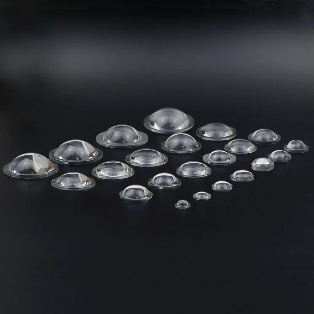 23 24.8 28 29 35 38 42 50 56 66 76mm PMMA Plano Convex Acrylic Transparent Condenser Lens for Zoom LED Flashlight Bike Head Lamp