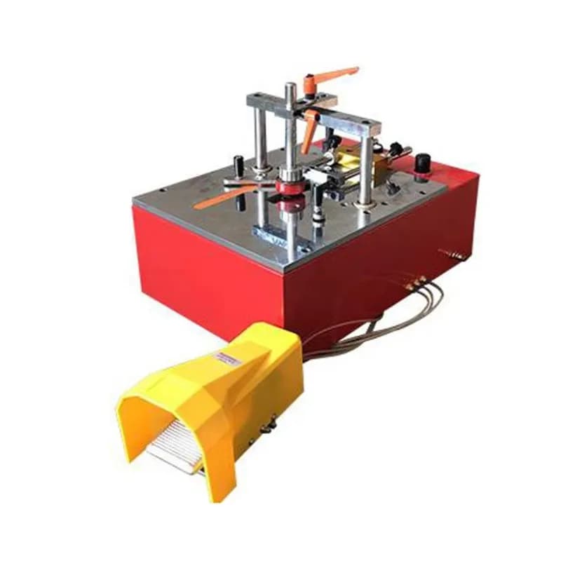 【HOT】A5 Red Desktop Pneumatic Nail Angle Machine Frame Mounting Woodworking Machinery Hardwood Oil Painting Frame Splicing