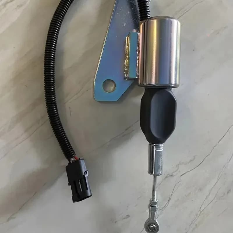 5267132 Solenoid Valve Replacement Fuel Shut Off Solenoid Valve Construction Machinery Engine Spare Repair Part