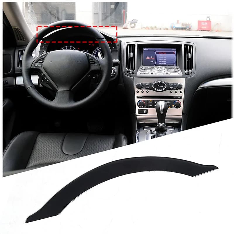 For Infiniti G25 G35 G37 2007-2013 PVC Car Dashboard Panel Cover Trim Stickers Interior Car Accessories