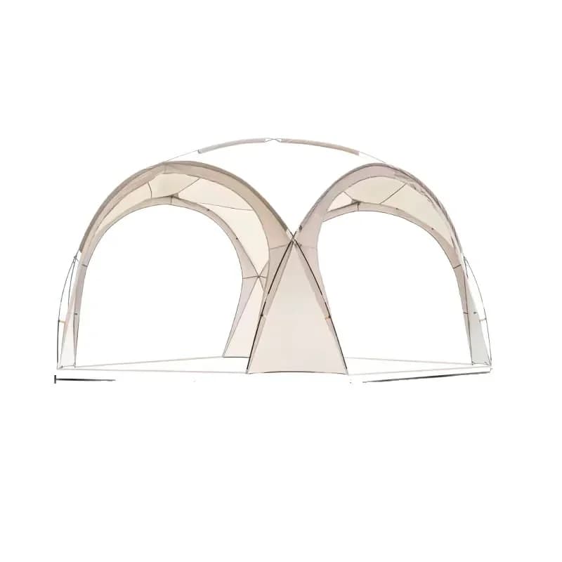 Dome canopy tent outdoor camping two-in-one speed-open canopy large vinyl awning camping park