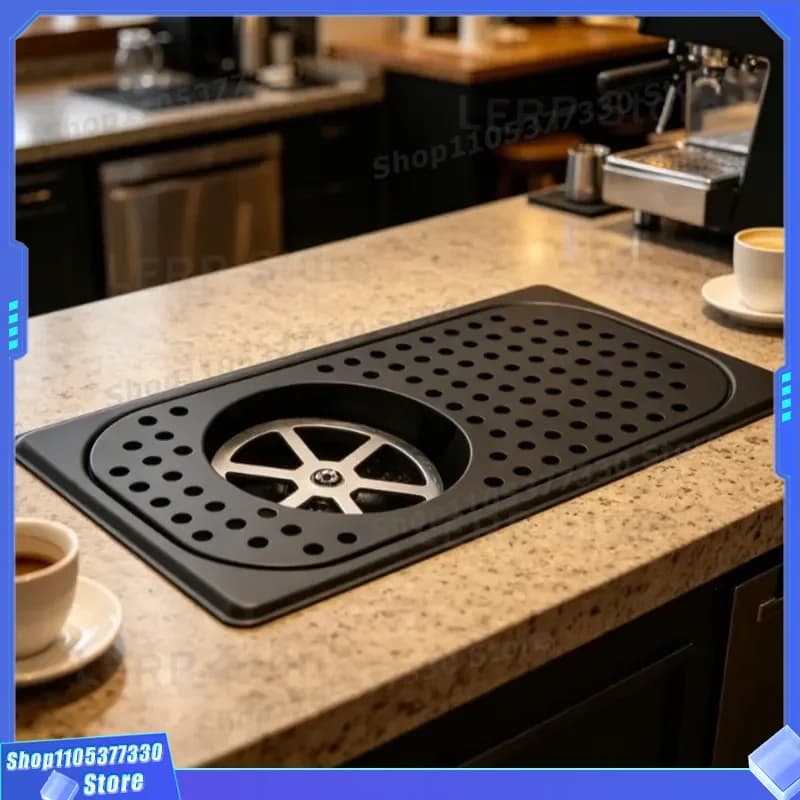 Automatic High Pressure Cup Washer for Bar Table Sink Embedded Desktop Commercial Coffee Shop Cleaning Machine Efficient