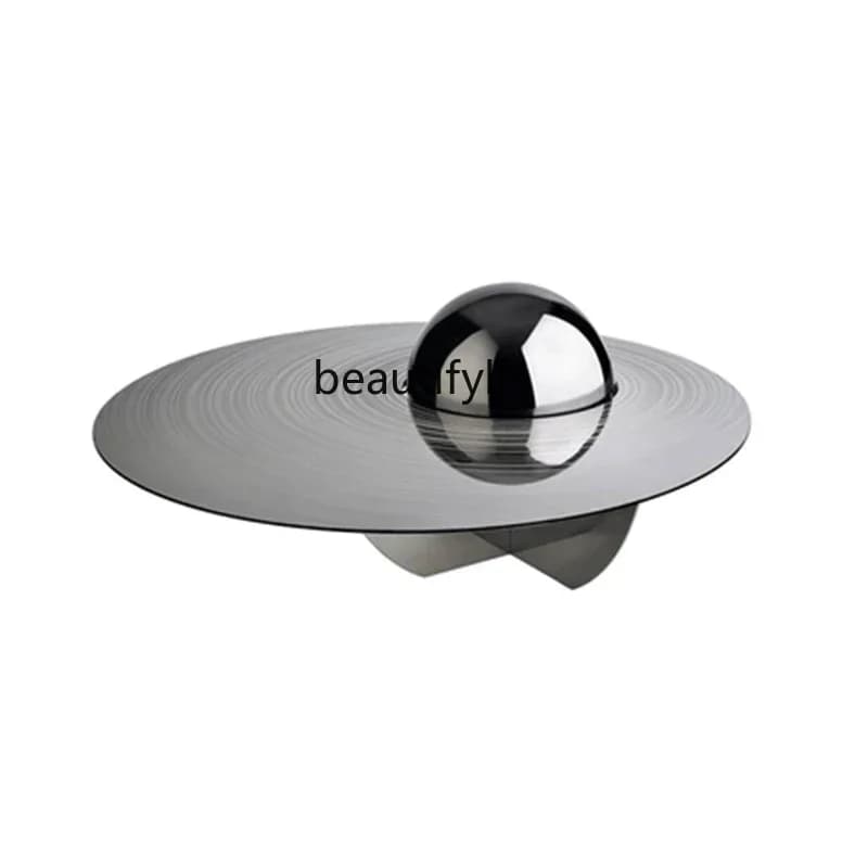 D36Minimalist Light Luxury Special-Shaped Planet Tea Table Shape Ball Table Club High Sense