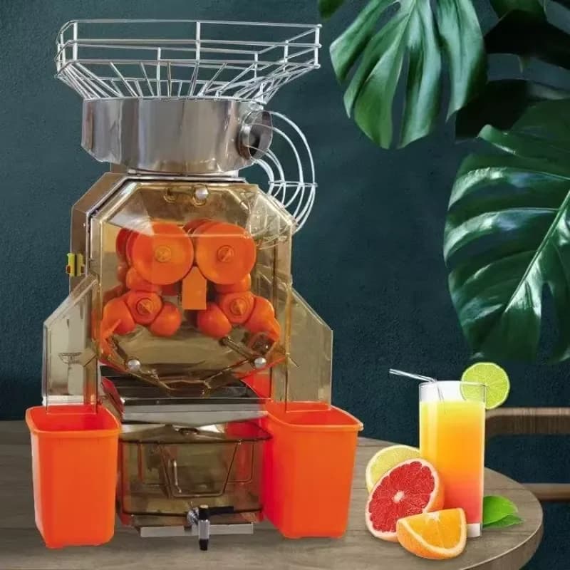 Wholesale Commercial Automatic Orange Juicer Machine with Cabinet - 25 Oranges/min