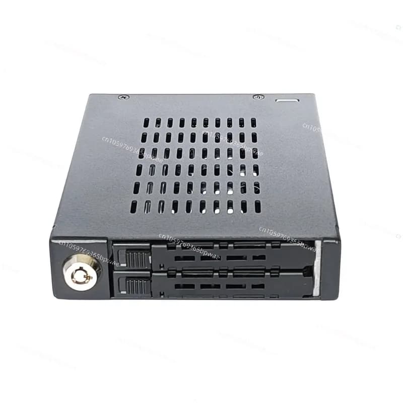 Built-in Hard Disk Case, Dual-disk 2.5-inch Floppy Drive SATA Hot-swappable Metal Belt Lock