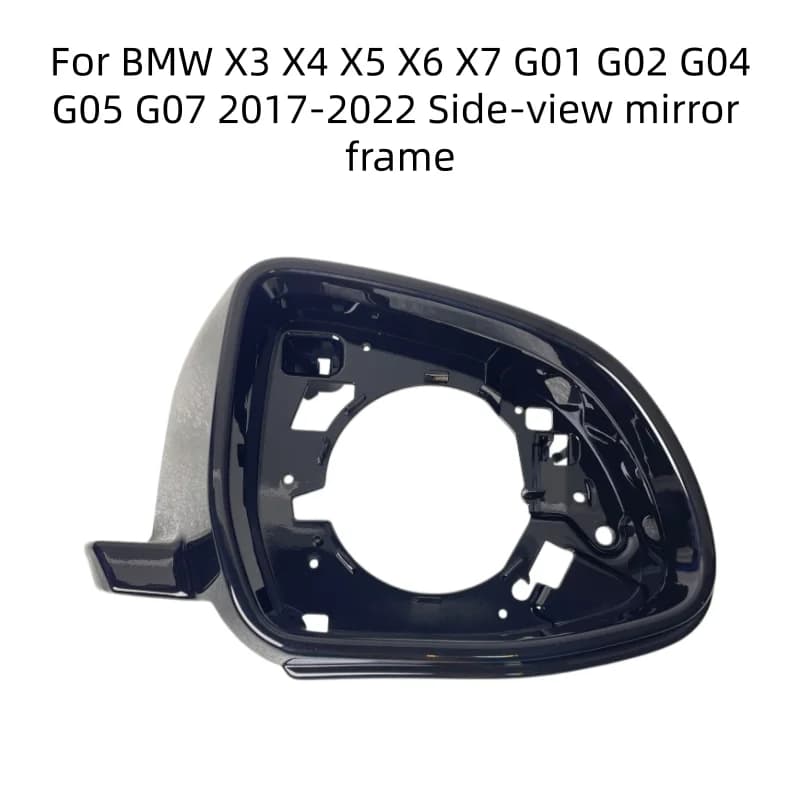 Glossy Side Mirror Frame Housing For BMW X3 X4 X5 X6 X7 G01 G02 G04 G05 G07 2017 2018 2019 2020 2021 2022 Rearview Auto Holder