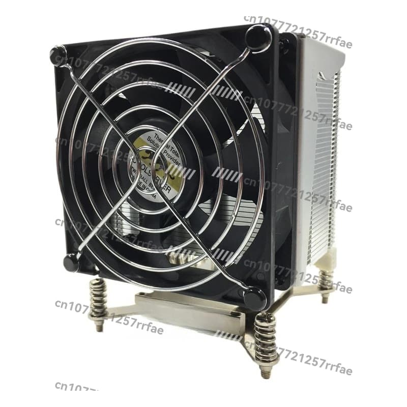 E5 2011 CPU radiator 5 heat pipe side blowing 3U server fan, rectangular, silent, temperature control