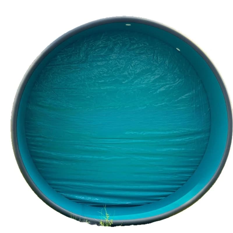 Brushed round swimming pool double layer durable thickened foldable inflatable pool