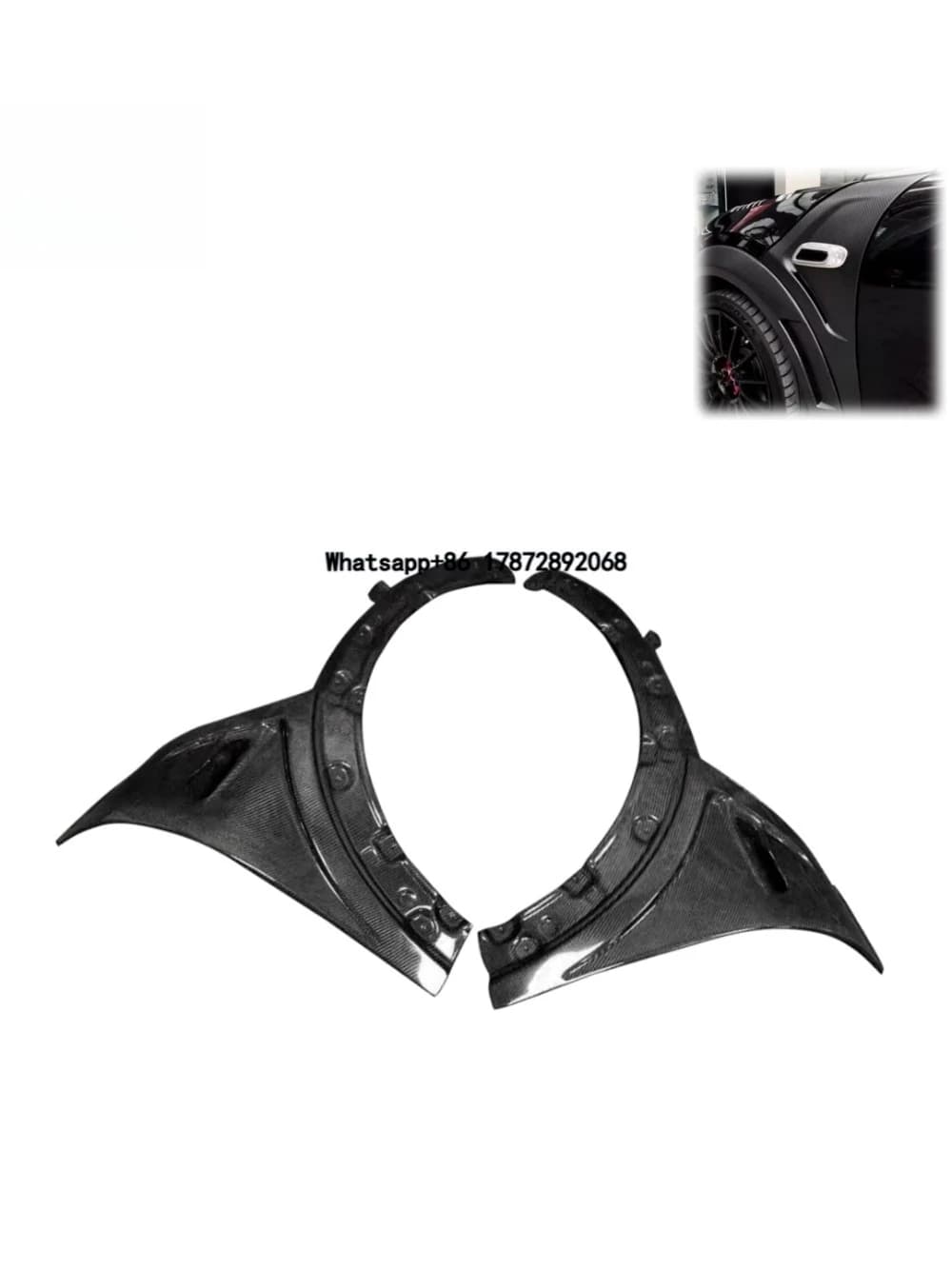 Carbon Fiber Front Fender for  Mini F55 F56 Cooper S JCW 2014-2024 DAG Style