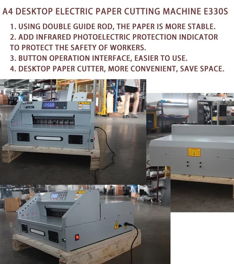 factory direct sales Front cutter semi-automatic 330mm cutter E330S