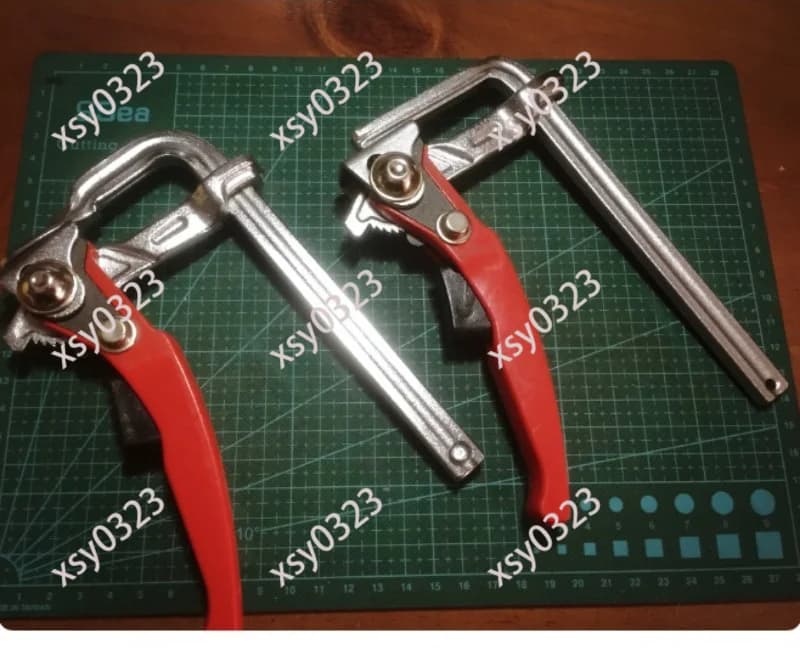 Ratchet Quick F Clamp Guide Rail Fixing Clip Woodworking Hand Clamp