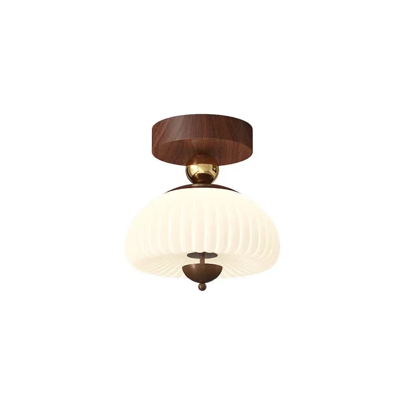 Medieval creative flying saucer ceiling light French retro balcony corridor aisle light entrance foyer light