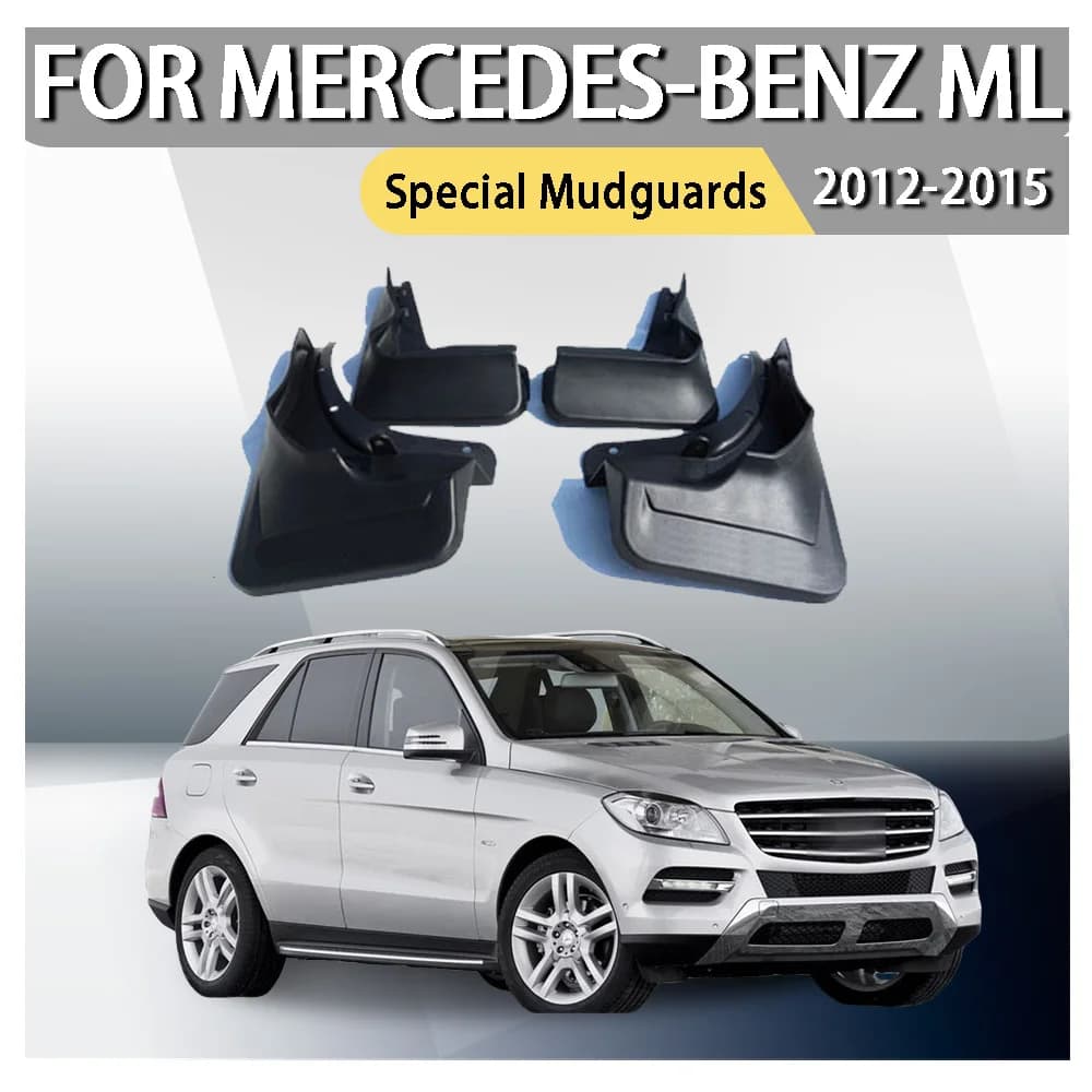 ABS Plastic Car Styling Special Mudguards For Mercedes-Benz ML 2012 2013 2014 2015 Car Decoration Car Upgrade Cars Accessories